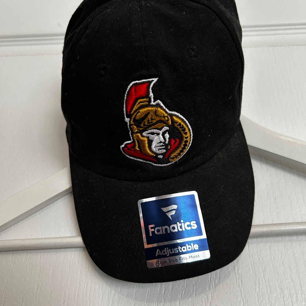 Ottawa Senators Fanatics Black Adjustable Cap